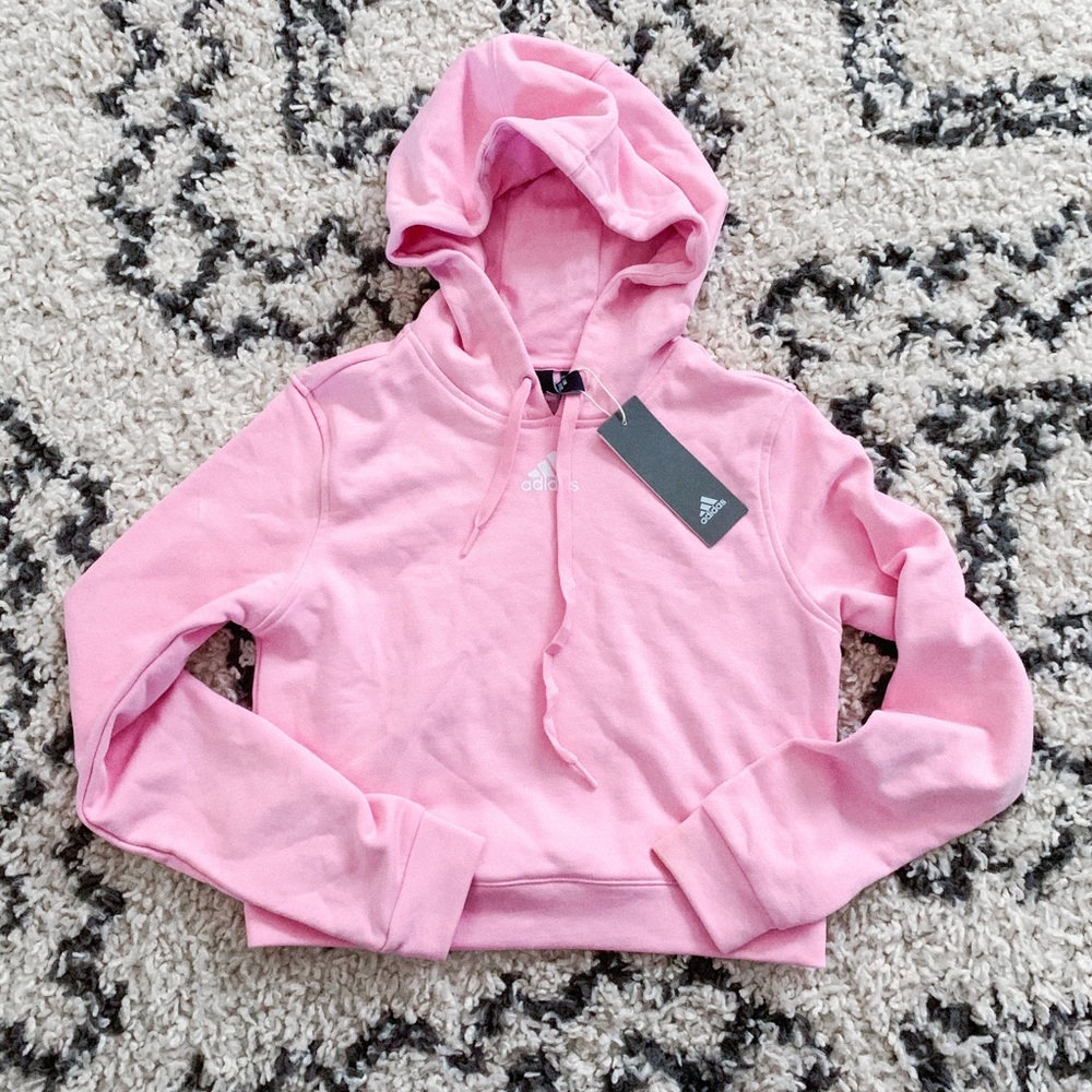 Addias crop hoodie
